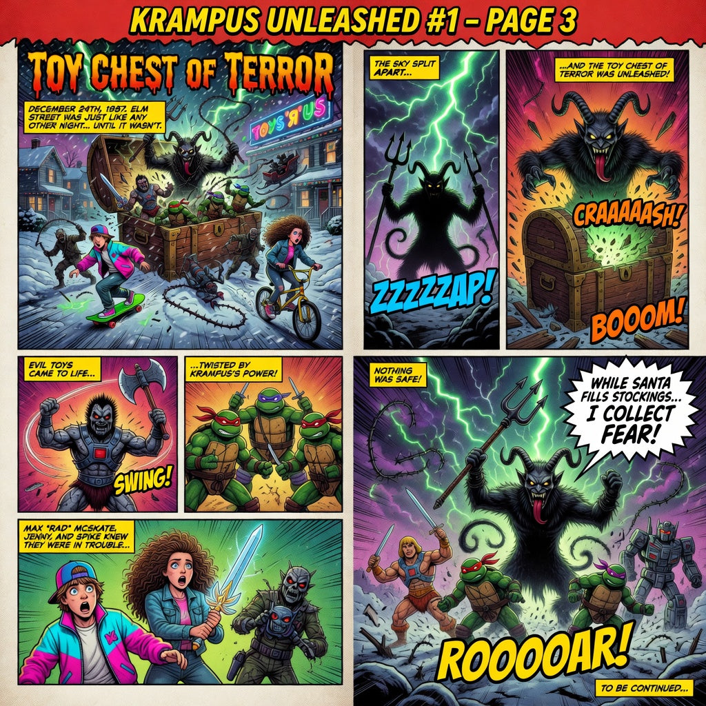 Krampus Unleashed comic page 3
